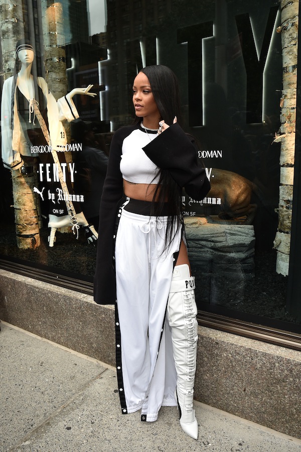 NEW YORK, NY - SEPTEMBER 06: Singer Rihanna attends the Launch of FENTY PUMA By Rihanna at Bergdorf Goodman on September 6, 2016 in New York City. (Photo by Bryan Bedder/Getty Images for Bergdorf Goodman)